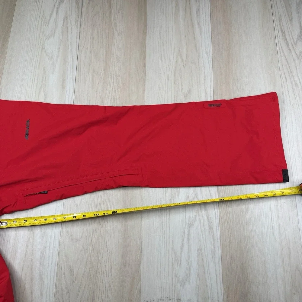 Armada Outerwear Ski Pants Red GoreTex Recco Snowboard Vented Men's Size L Large